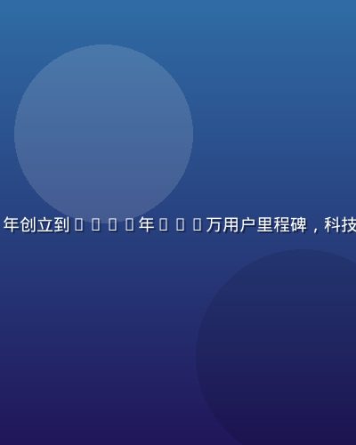 91次元发展历程展示图，从2020年创立到2026年500万用户里程碑，科技蓝色调时间轴视觉化呈现平台成长轨迹